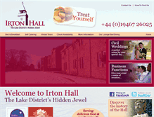 Tablet Screenshot of irtonhall.co.uk